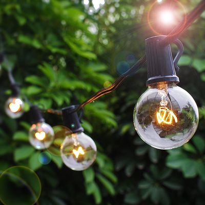 PVC Außenstringlicht E26 E27 S14 Edison Glühbirne inklusive Wasserdichte LED G40