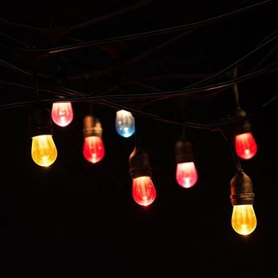Weihnachtskupfer-Multi-Color-LED-RGB-Xmas-Gummi-Streifen-Fee-Licht