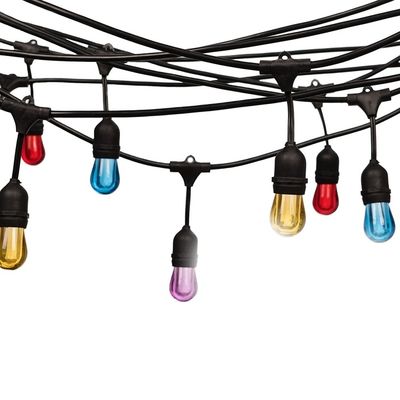 Weihnachtskupfer-Multi-Color-LED-RGB-Xmas-Gummi-Streifen-Fee-Licht