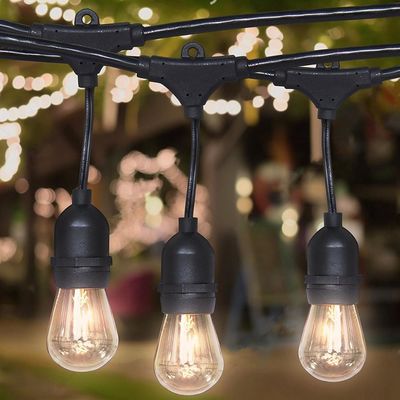 Solarseillampen Außen LED Gürtel String B22 E27 mit IP65 angepasste Größe