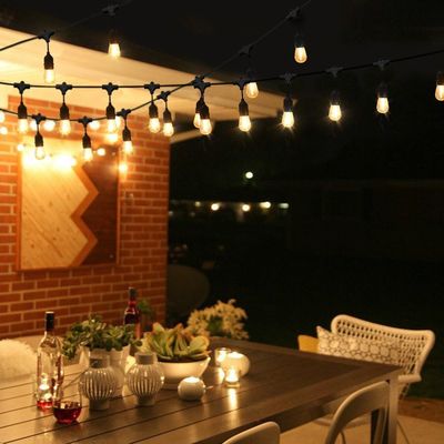 20 Glühbirnen Batterie LED 120V String Licht Kugeln für Außen Garten Terrasse Party IP65