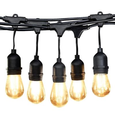 Fabrik 500m Anschluss Solar Led Outdoor String Light Arbeitstemperatur -20-40 C