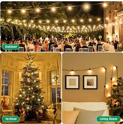 Party Dekoration Bistro Lichter angepasste Farbe CCT 2700K RGB DMX Festoon Licht