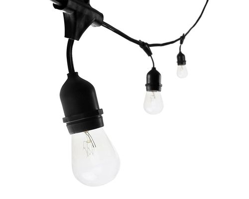 25ft 48ft klare Glühbirne LED G40 Globe Solar LED String Lichter für die Feiertagsdekoration