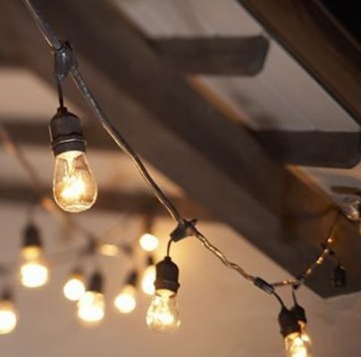 25ft 48ft klare Glühbirne LED G40 Globe Solar LED String Lichter für die Feiertagsdekoration